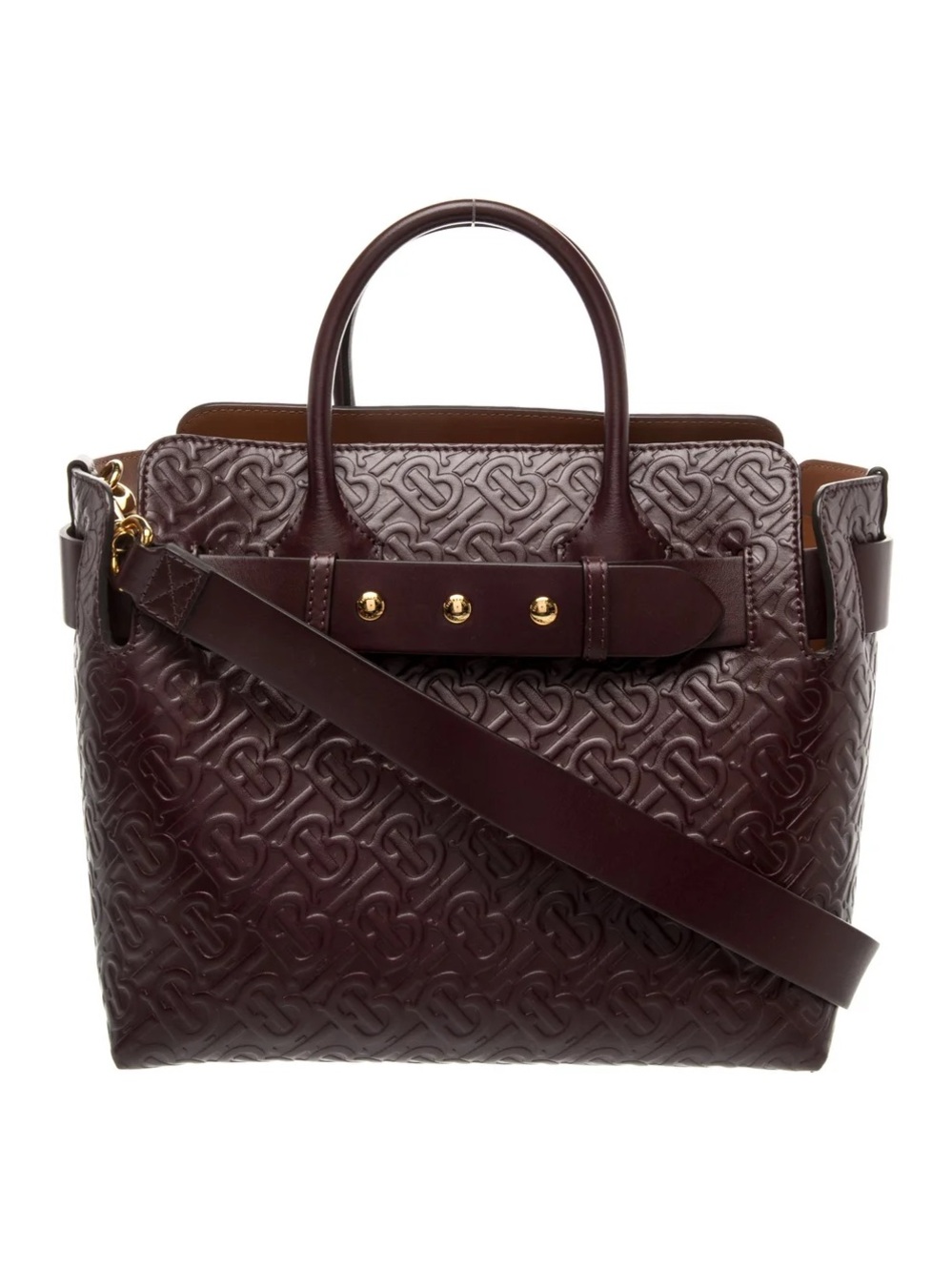 Burberry TB monogram tote